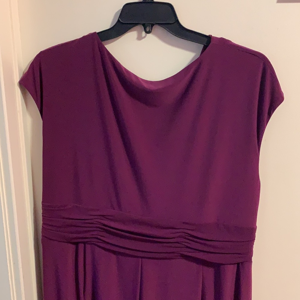 Jones New York size 18 w plum dress - Picture 4 of 5
